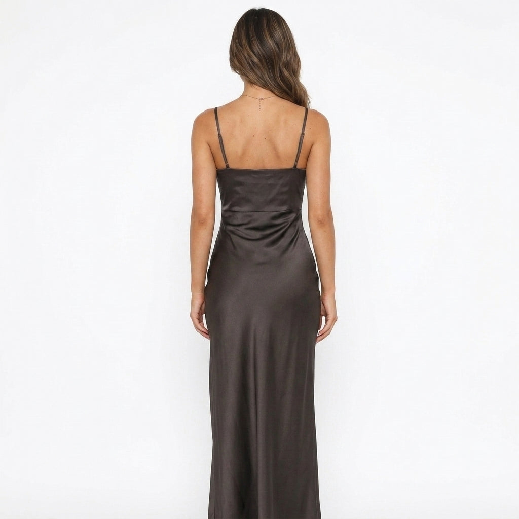 Gwen High-Split Maxi Dress