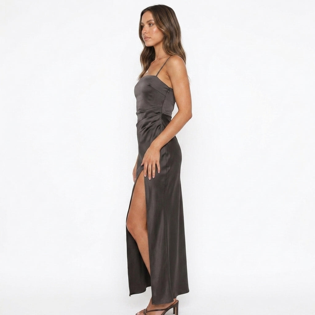 Gwen High-Split Maxi Dress