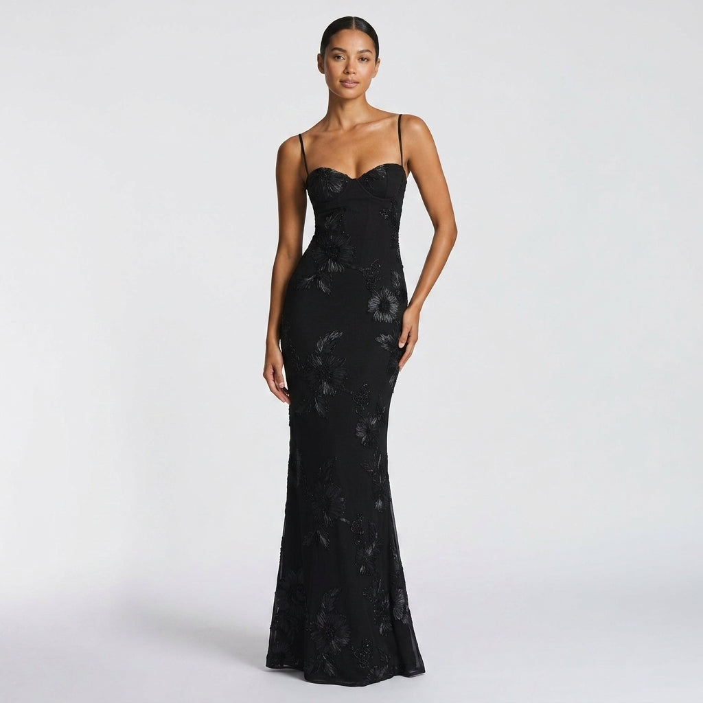 Harriet Corset Lace Mermaid Dress