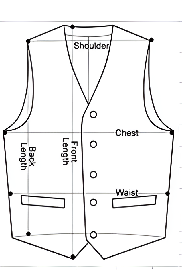 Henry Men's Herringbone Waistcoat