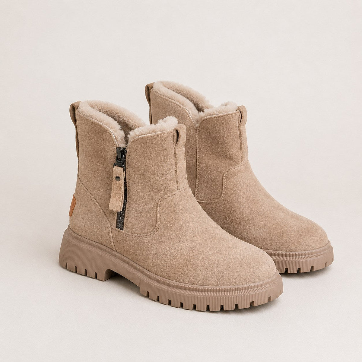 Holly Faux-Fur Lined Ankle Boots