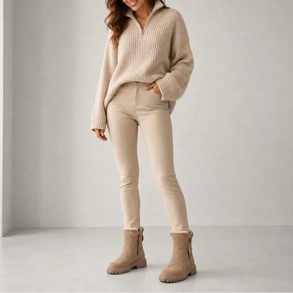 Holly Faux-Fur Lined Ankle Boots