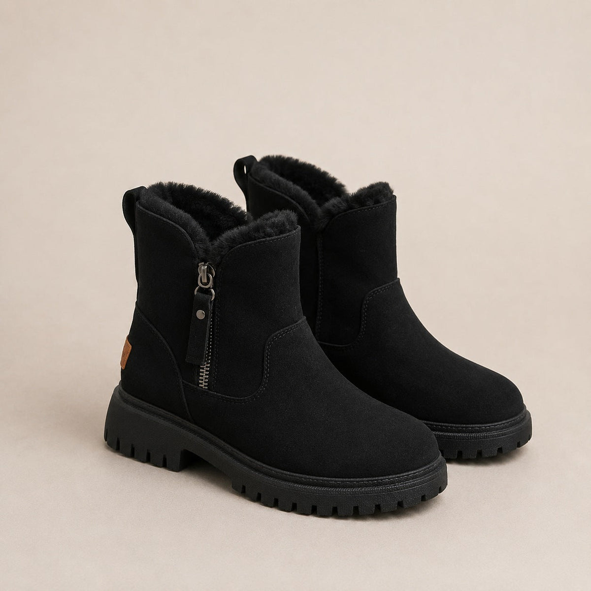 Holly Faux-Fur Lined Ankle Boots
