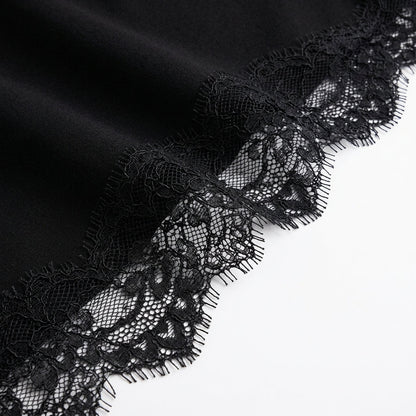 Hope Lace Sheer-Panel Mini Dress