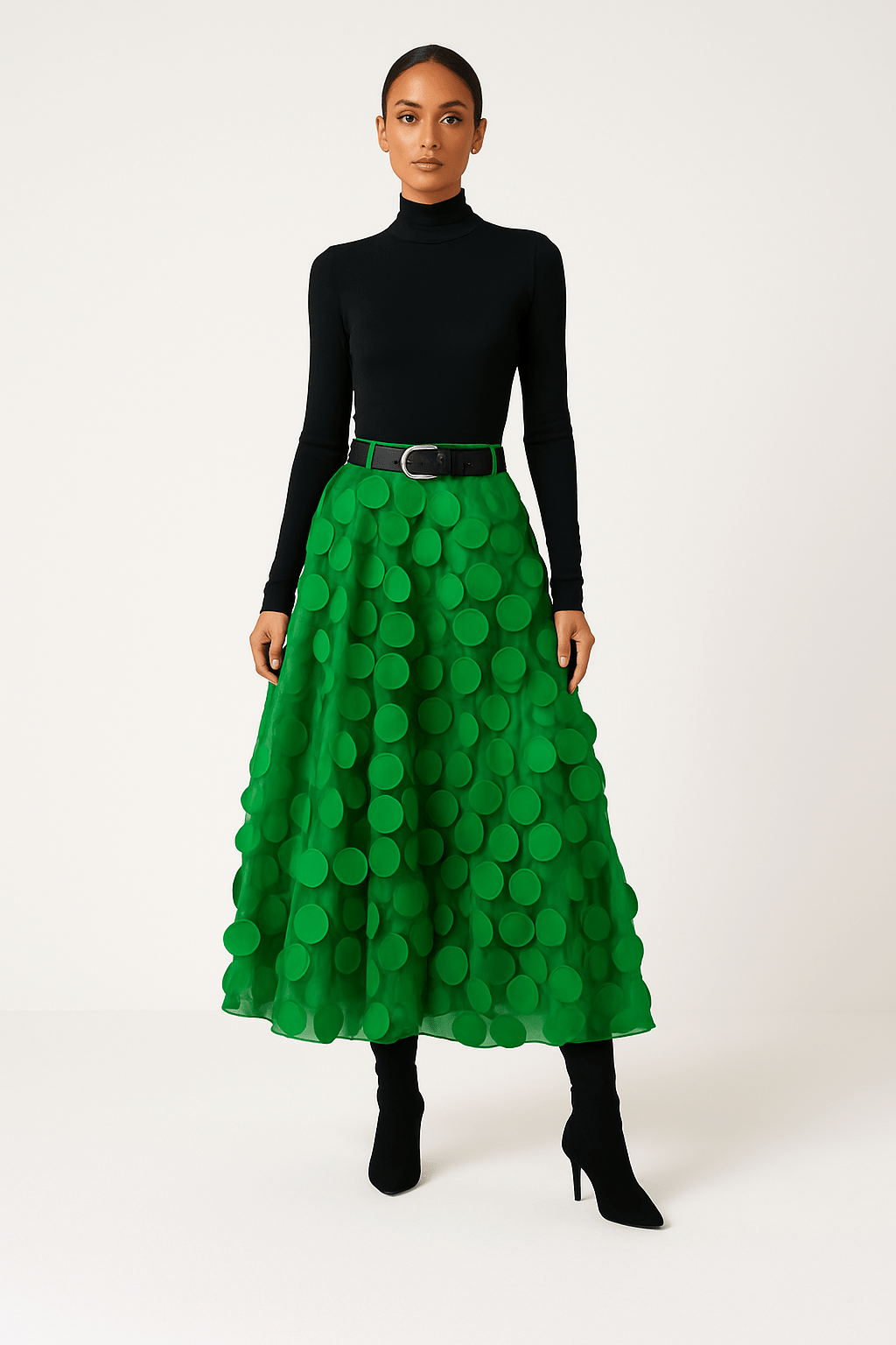 Ida A-Line Midi Skirt | KateMoon - photo 12
