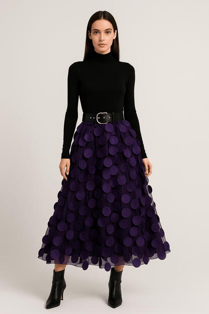 Ida A-Line Midi Skirt | KateMoon - photo 3