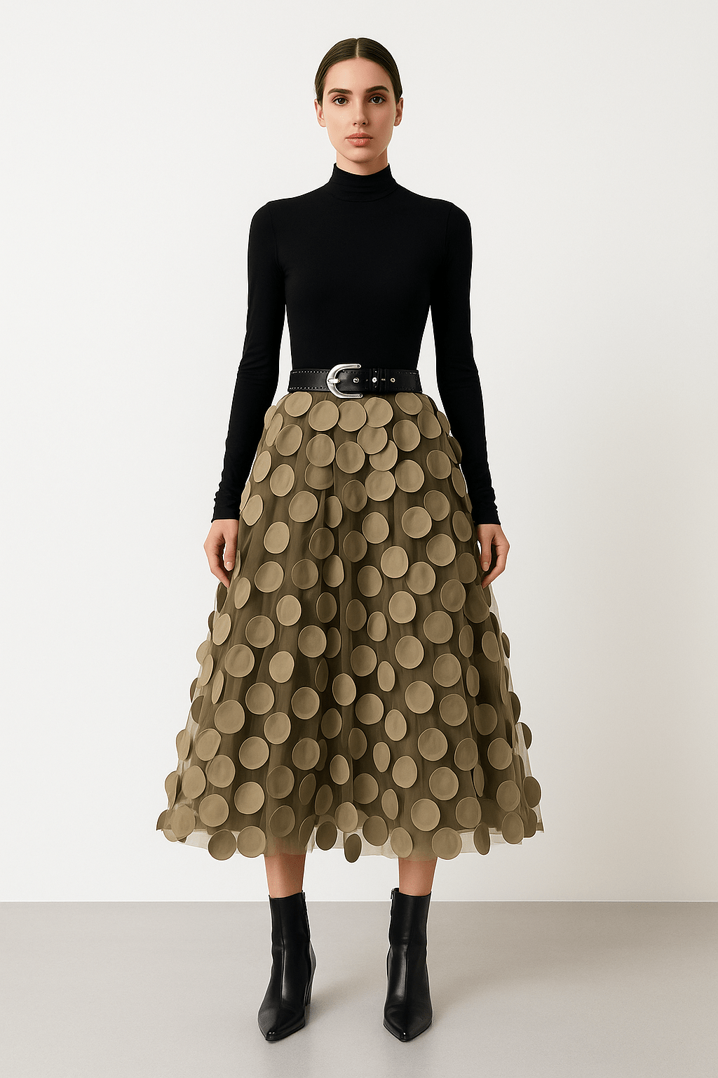 Ida A-Line Midi Skirt | KateMoon - photo 5