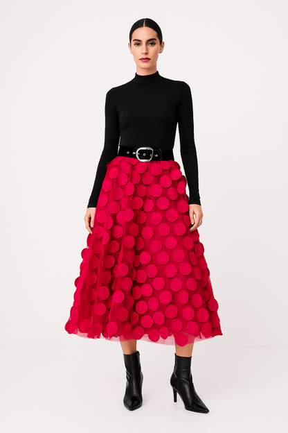 Ida A-Line Midi Skirt | KateMoon - photo 8