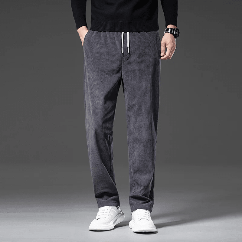 Jasper Corduroy Pants for Men - Relaxed Fit, Button Closure - photo 3