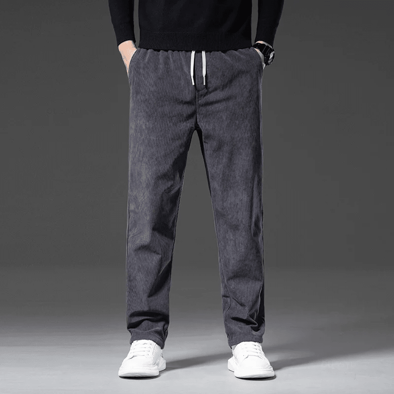 Jasper Corduroy Pants for Men - Relaxed Fit, Button Closure - photo 8