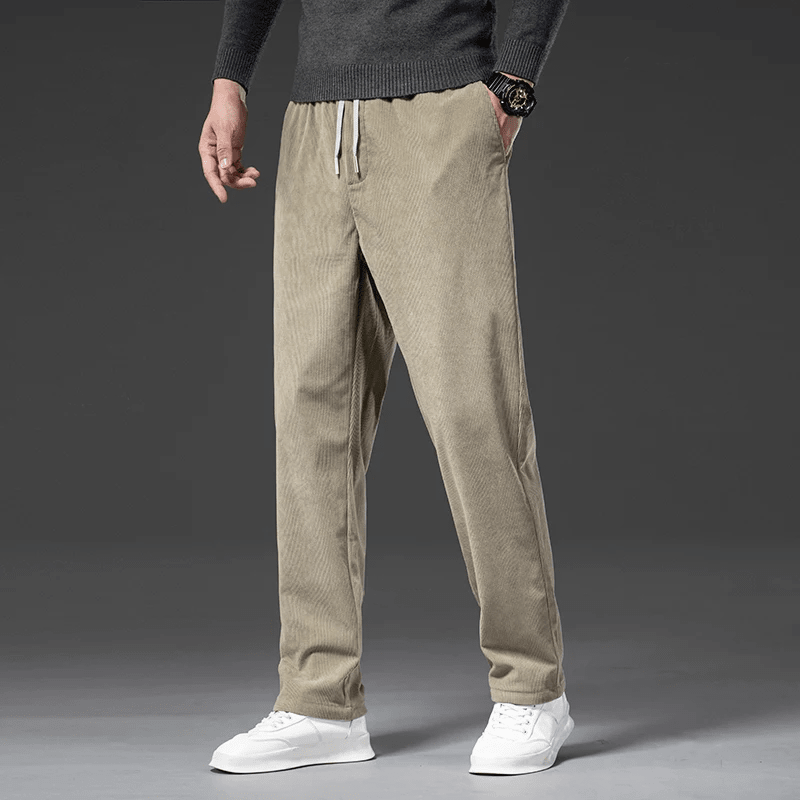 Jasper Corduroy Pants for Men - Relaxed Fit, Button Closure - photo 9