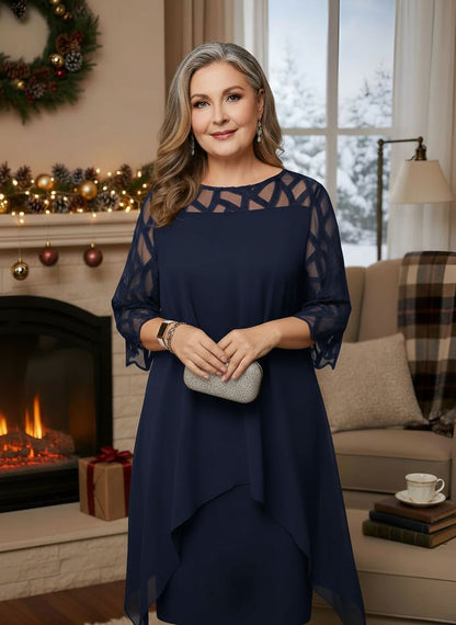 Josephine Elegant Lace Dress with Adjustable Fit - photo 3