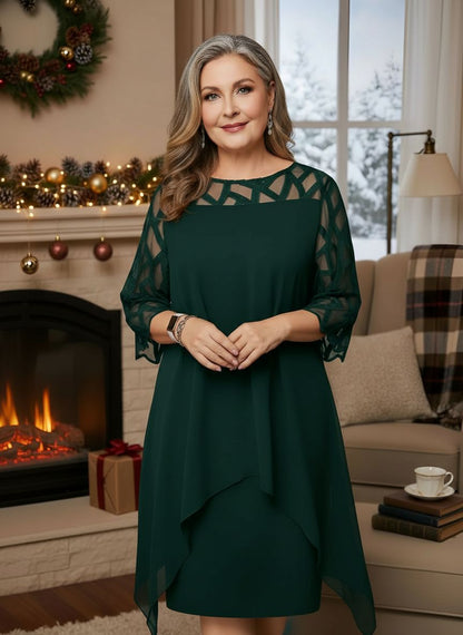 Josephine Elegant Lace Dress with Adjustable Fit - photo 4