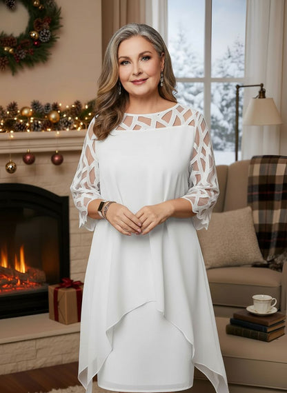 Josephine Elegant Lace Dress with Adjustable Fit - photo 6