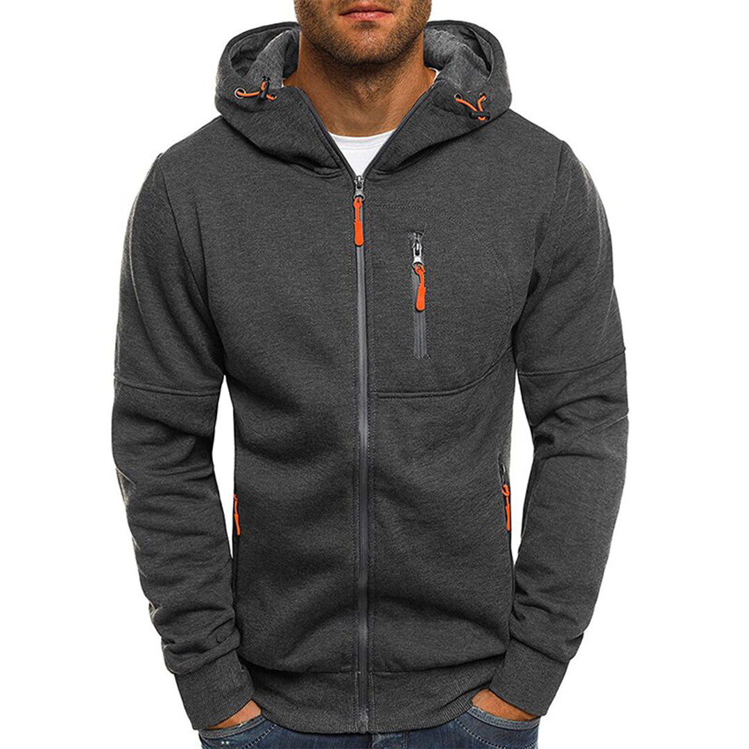 Karl Men's Zip-Up Hoodie