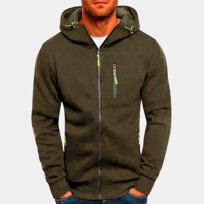 Karl Men's Zip-Up Hoodie