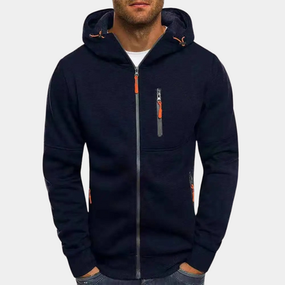Karl Men's Zip-Up Hoodie