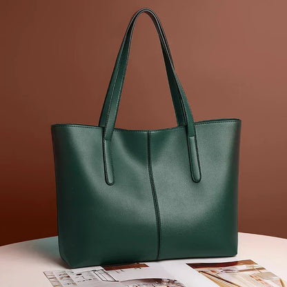 Kelsey Leather-Look Tote Bag