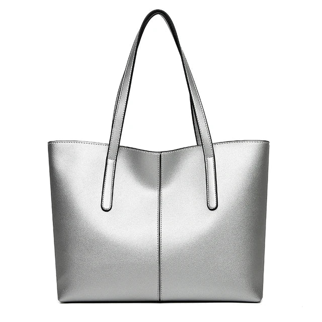 Kelsey Leather-Look Tote Bag