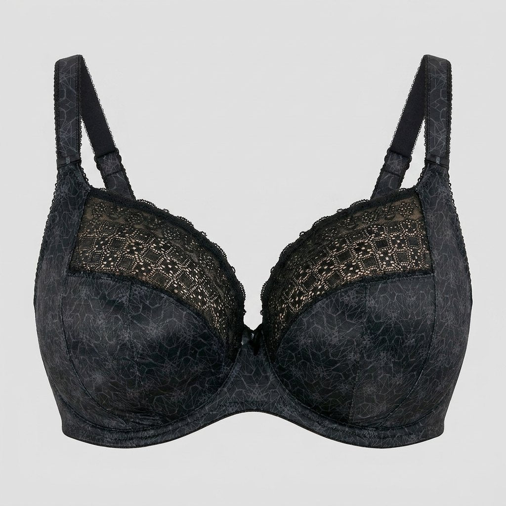 Kira Plunge Bra | Stretch Lace, Full Support - photo 1