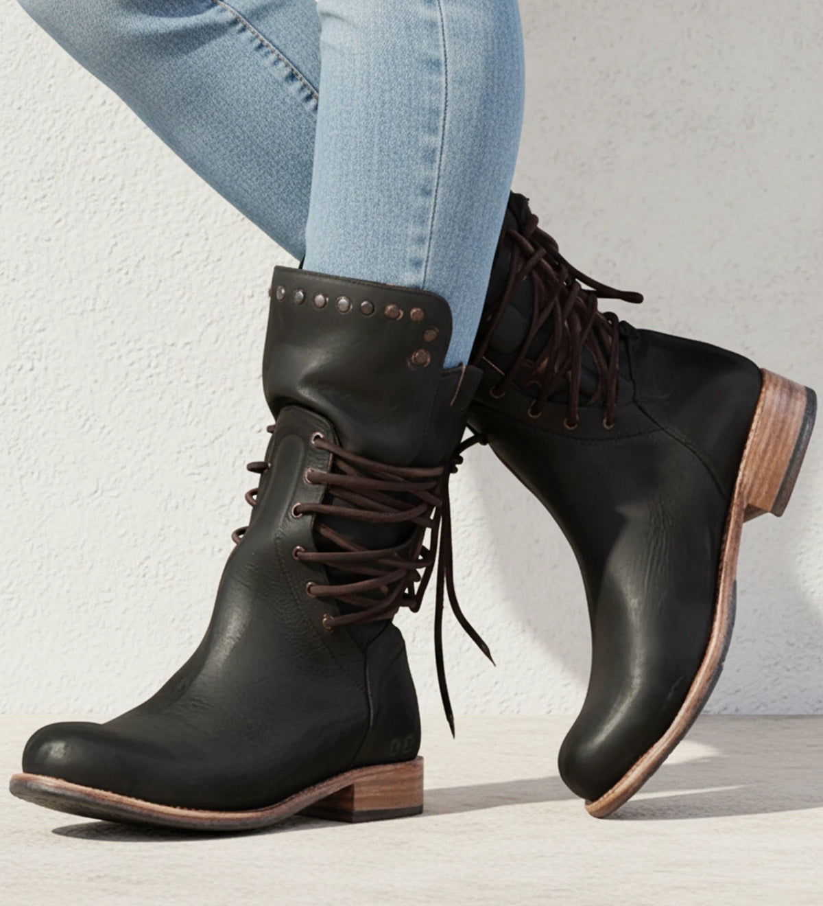 Lace-Up Comfort Boots with Cushioned Support Insole - photo 4