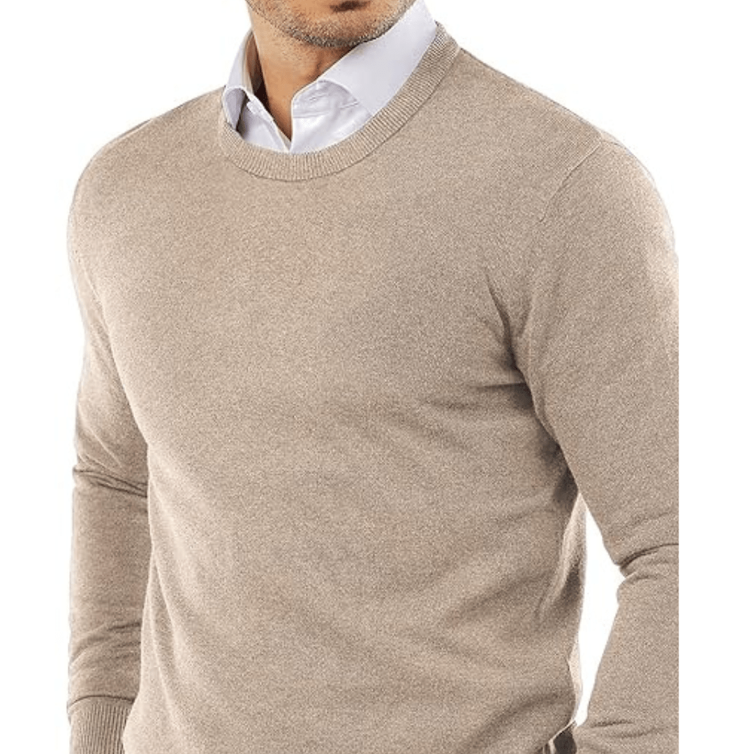 Leo Men's Slim-Fit Knit Jumper