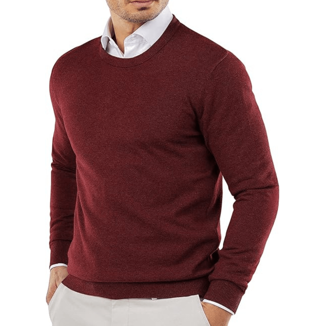 Leo Men's Slim-Fit Knit Jumper