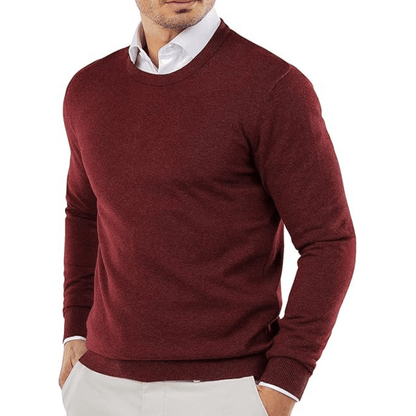 Leo Men's Slim-Fit Knit Jumper