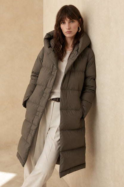Long Down Parka with Sculpted Hood for Deep Winter Cold - photo 2