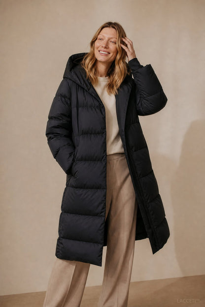 Long Down Parka with Sculpted Hood for Deep Winter Cold - photo 4