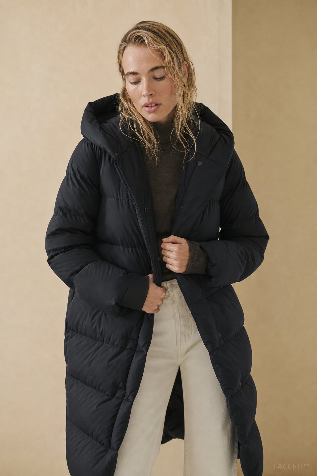 Long Down Parka with Sculpted Hood for Deep Winter Cold - photo 5