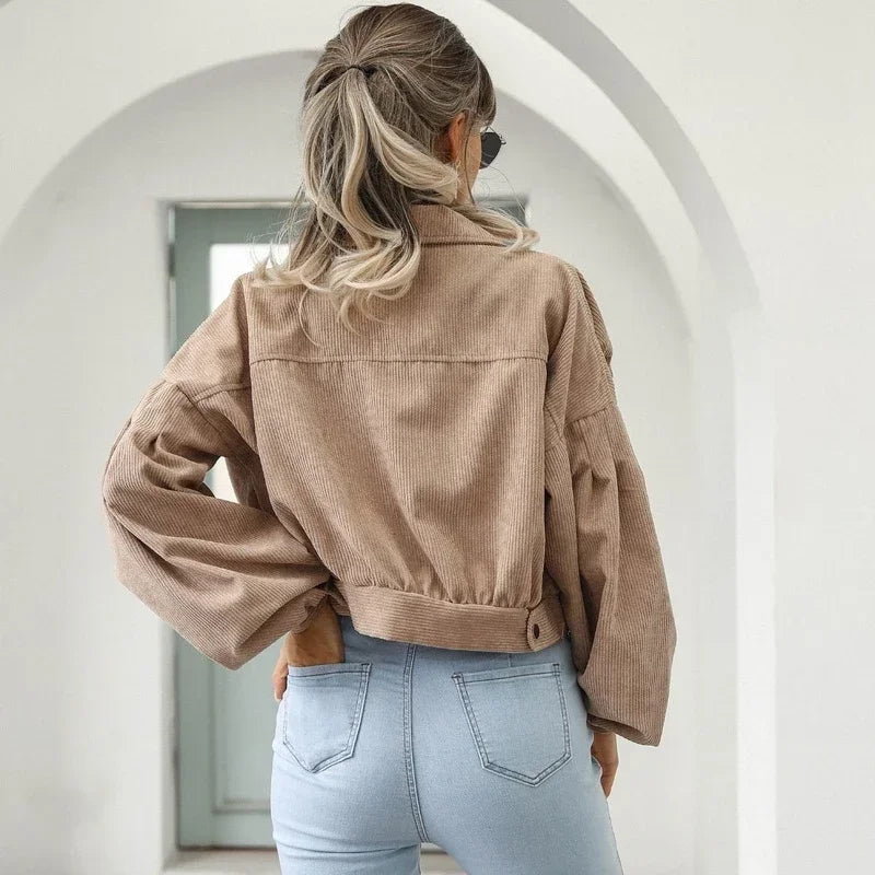 Lottie Corduroy Cropped Jacket