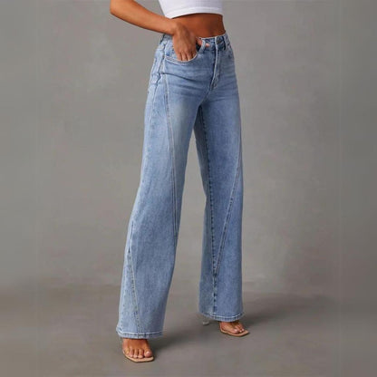 Mandy Flared Jeans - High Rise Soft Stretch Denim | KateMoon - photo 1
