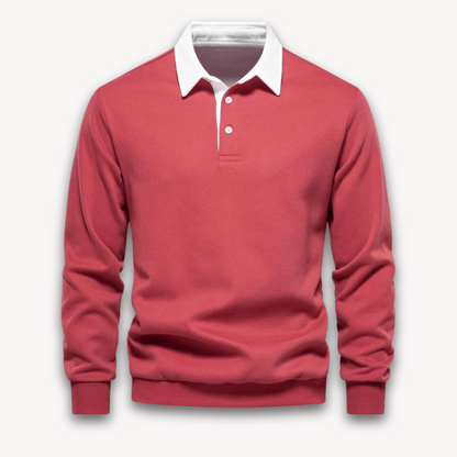 Maverick Long-Sleeve Polo Sweater - Soft, Breathable Fabric - photo 6