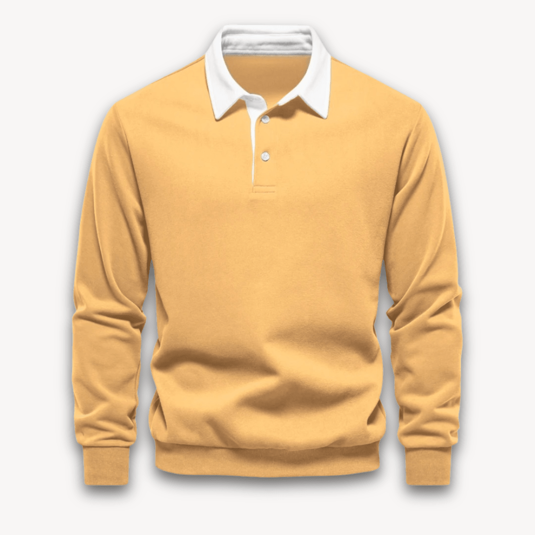 Maverick Long-Sleeve Polo Sweater - Soft, Breathable Fabric - photo 8