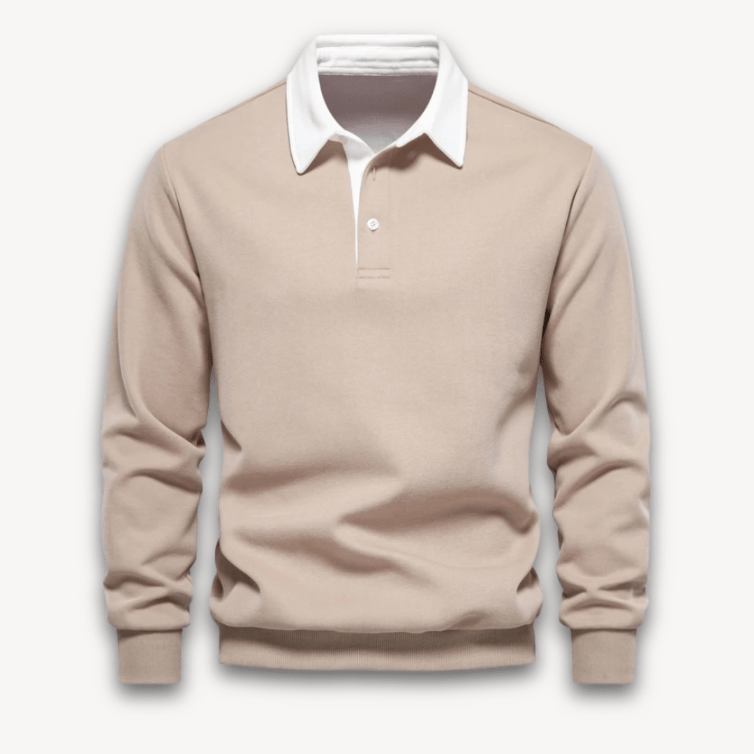 Maverick Long-Sleeve Polo Sweater - Soft, Breathable Fabric - photo 9