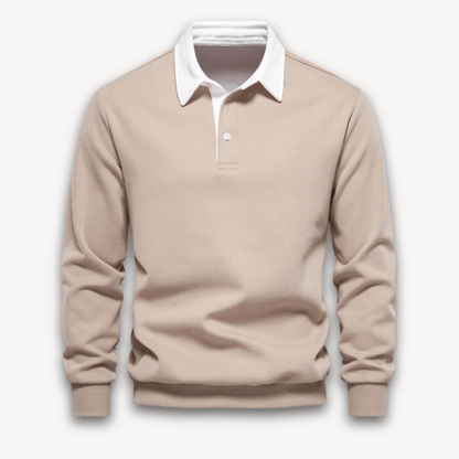 Maverick Long-Sleeve Polo Sweater - Soft, Breathable Fabric - photo 9
