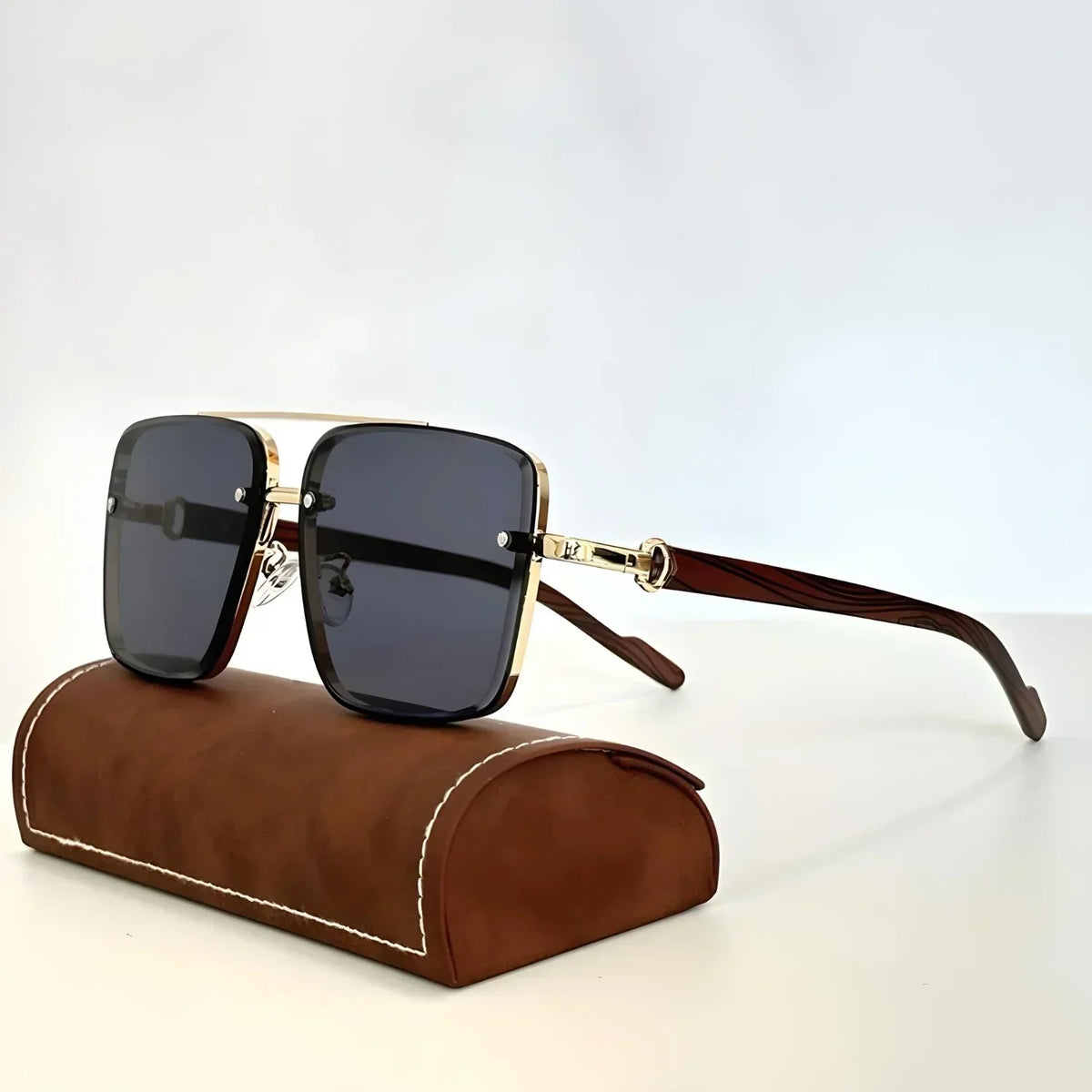 Max Men's Oversized Aviator Sunglasses