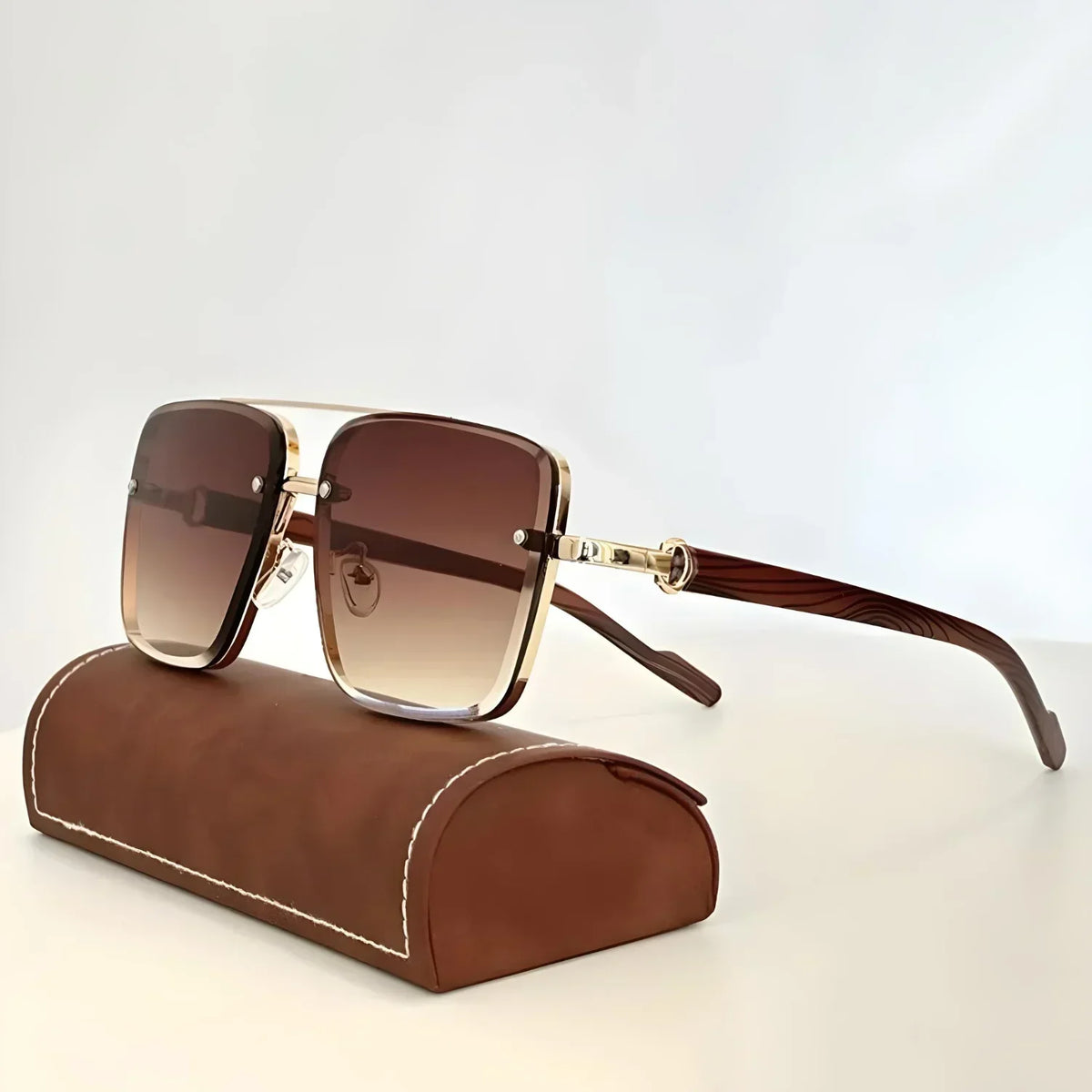 Max Men's Oversized Aviator Sunglasses