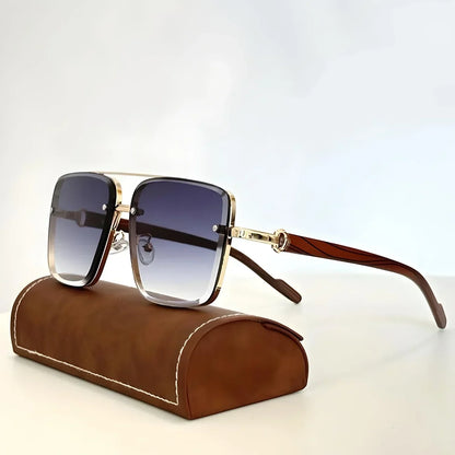 Max Men's Oversized Aviator Sunglasses
