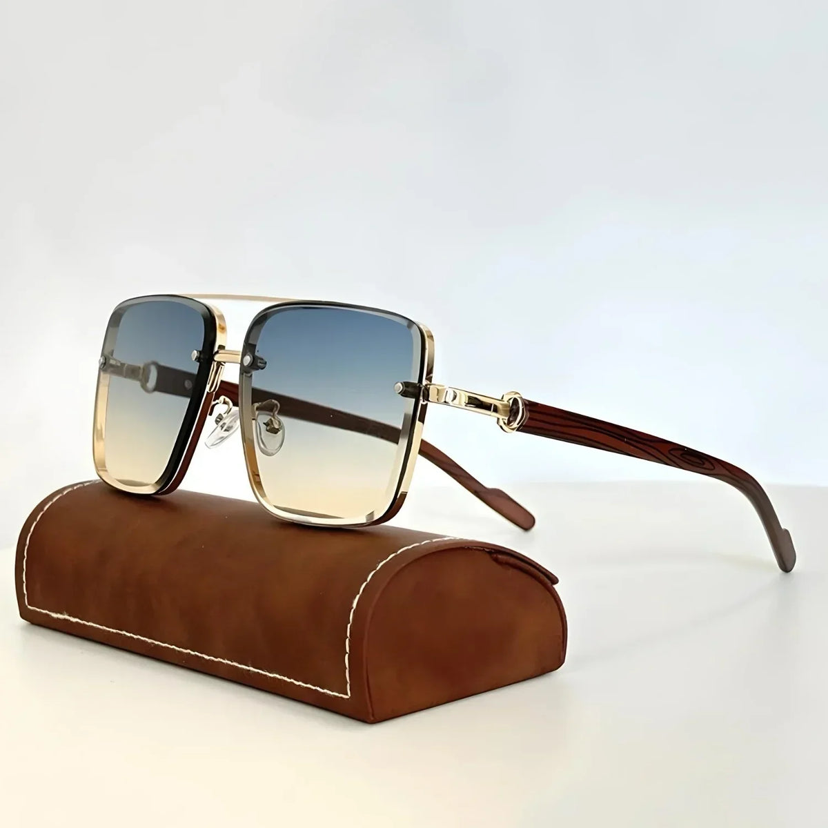 Max Men's Oversized Aviator Sunglasses
