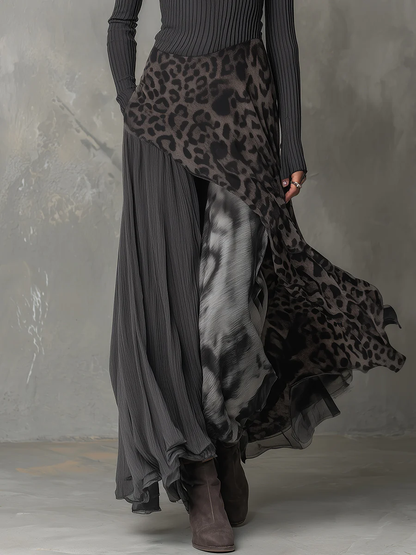 Melissa Elegant Maxi Dress with Irregular Hemline - photo 4