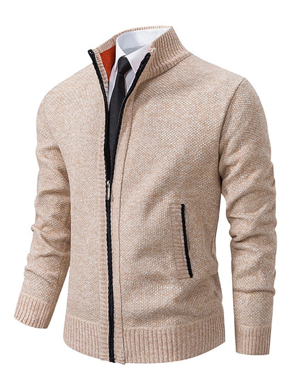 Men's Zip-Up Cardigan - Warm & Comfortable Regular Fit - photo 1