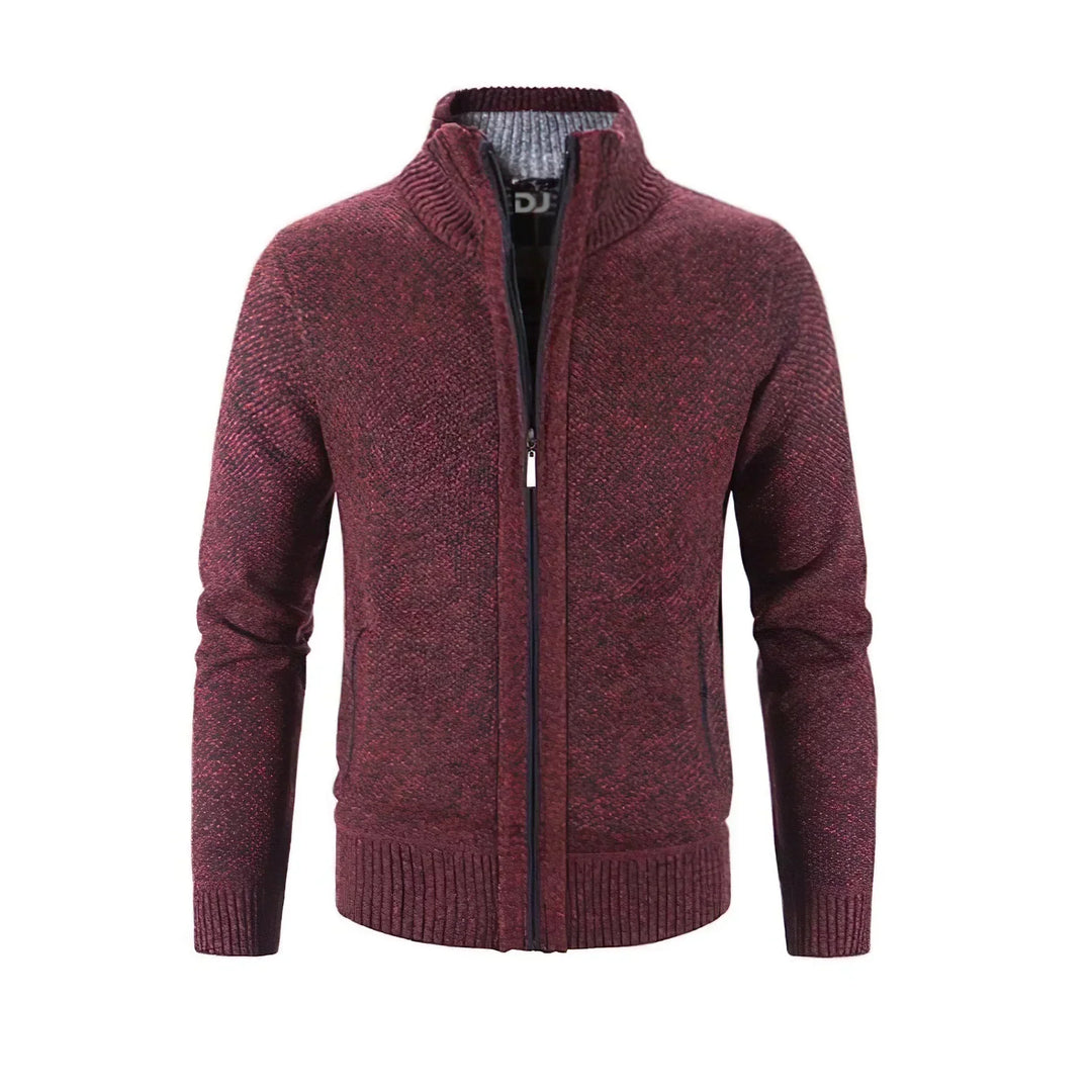 Men's Zip-Up Cardigan - Warm & Comfortable Regular Fit - photo 5