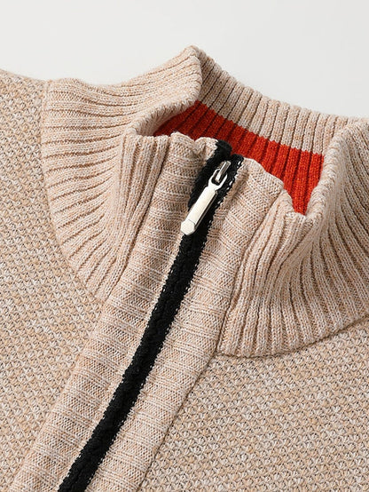 Men's Zip-Up Cardigan - Warm & Comfortable Regular Fit - photo 9