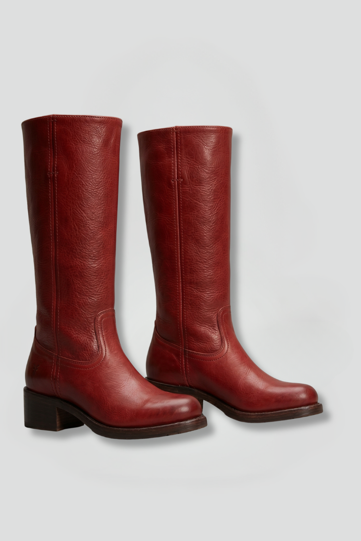Mid-Calf Shaft Boots with Stacked Block Heel for Fall - photo 1