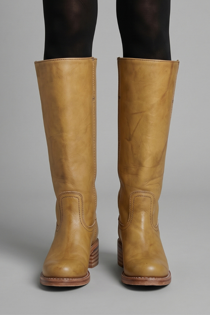 Mid-Calf Shaft Boots with Stacked Block Heel for Fall - photo 11