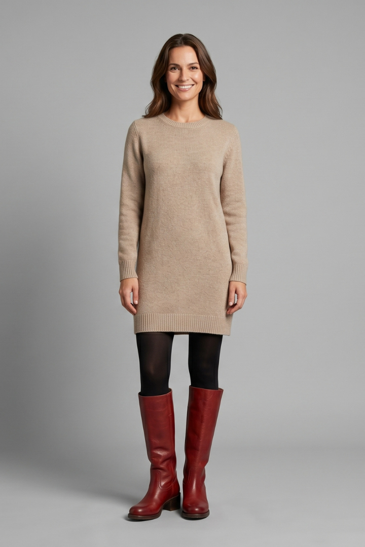 Mid-Calf Shaft Boots with Stacked Block Heel for Fall - photo 2