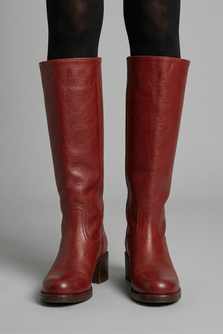 Mid-Calf Shaft Boots with Stacked Block Heel for Fall - photo 3