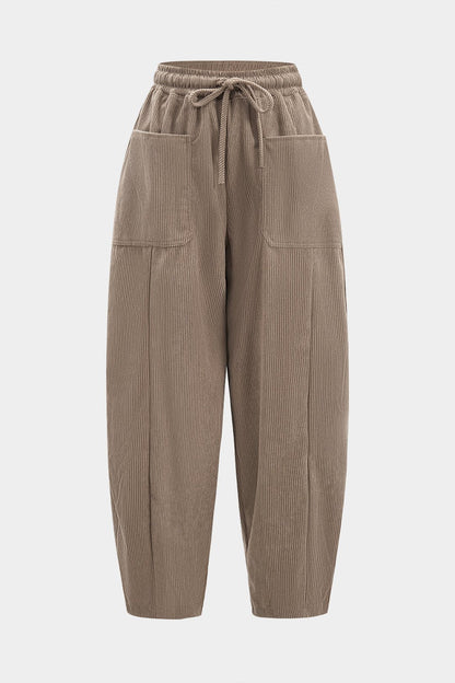 Mila Corduroy Pants - Fine Cord Polyester | KateMoon - photo 1